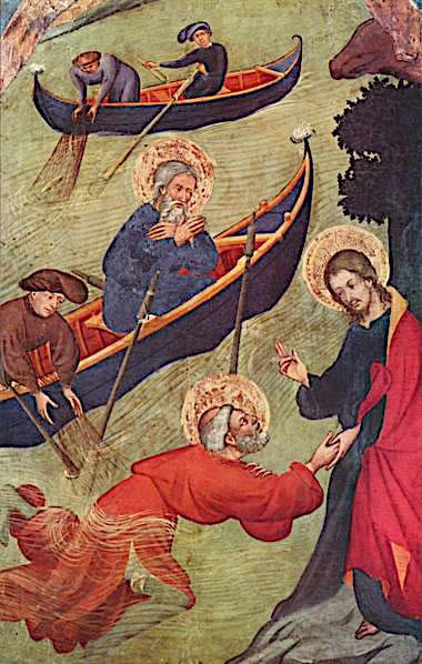 Jesus Supports 
Saint Peter on the Water.