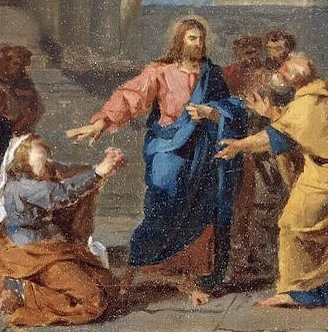 Jesus Supports 
Saint Peter on the Water.