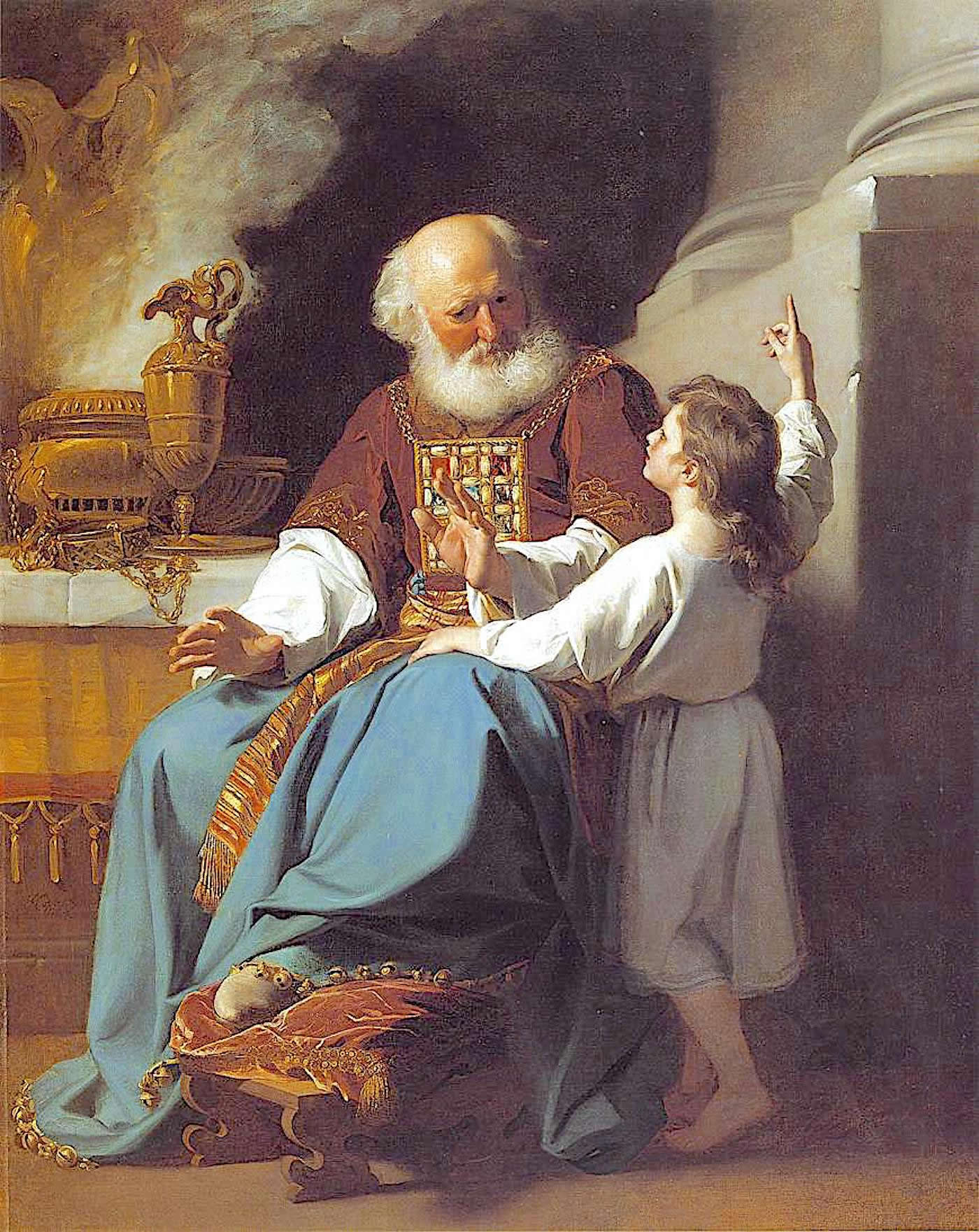 Ford Maddox Brown, Jesus washing 
Peter's feet at the Last Supper