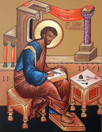 St. Luke, by Simone Martini, ca 1330s