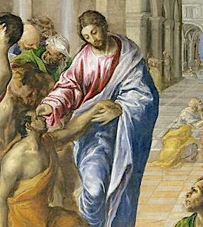 El Greco: Healing the Blind Man 