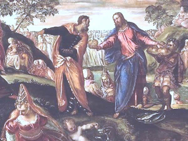 Tintoretto, The Miracle of the Loaves 
and Fishes