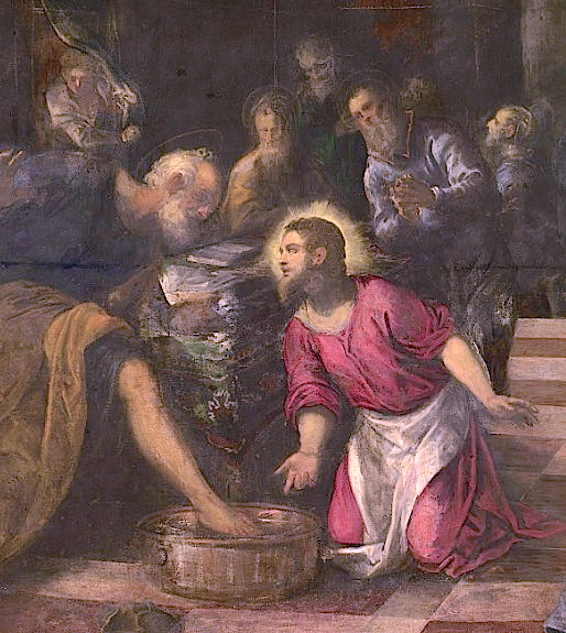 Washing the Feet of the Disciples, Tintoretto, 1556 