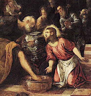 Washing the Feet of the Disciples, Tintoretto, 1556 